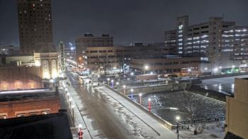 Weather camera view of City of Aurora IL.
