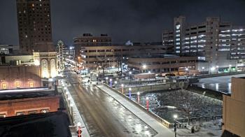 Weather camera view of City of Aurora IL.
