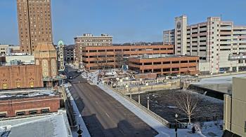 Weather camera view of City of Aurora IL.