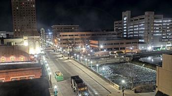 Weather camera view of City of Aurora IL.