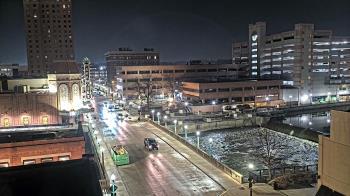 Weather camera view of City of Aurora IL.