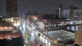 Weather camera view of City of Aurora IL.