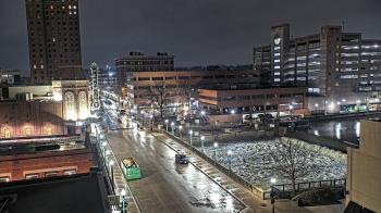 Weather camera view of City of Aurora IL.