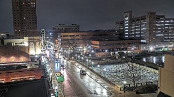Weather camera view of City of Aurora IL.