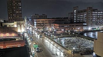 Weather camera view of City of Aurora IL.