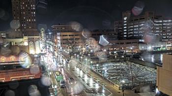 Weather camera view of City of Aurora IL.