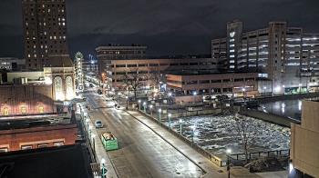 Weather camera view of City of Aurora IL.
