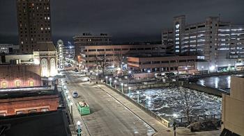 Weather camera view of City of Aurora IL.