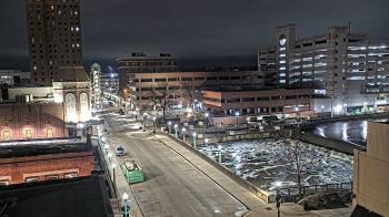 Weather camera view of City of Aurora IL.