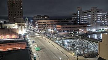 Weather camera view of City of Aurora IL.
