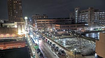Weather camera view of City of Aurora IL.