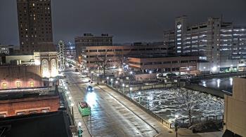 Weather camera view of City of Aurora IL.
