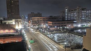 Weather camera view of City of Aurora IL.