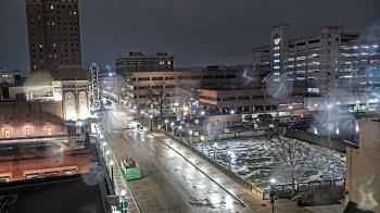 Weather camera view of City of Aurora IL.