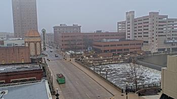 Weather camera view of City of Aurora IL.