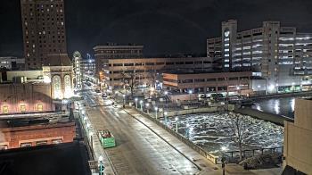Weather camera view of City of Aurora IL.