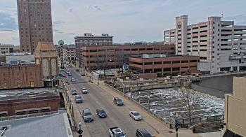 Weather camera view of City of Aurora IL.