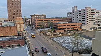 Weather camera view of City of Aurora IL.
