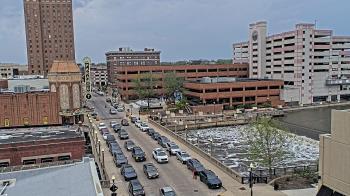 Weather camera view of City of Aurora IL.