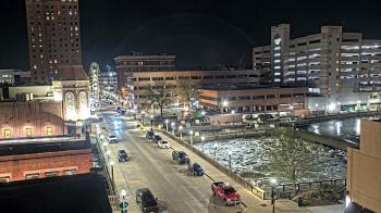 Weather camera view of City of Aurora IL.