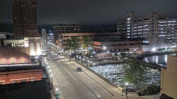 Weather camera view of City of Aurora IL.