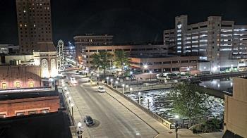 Weather camera view of City of Aurora IL.