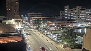 Weather camera view of City of Aurora IL.