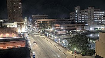 Weather camera view of City of Aurora IL.