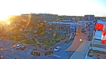 Weather camera view of Walton�s 5 & 10.