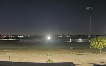 Weather camera view of Bluebonnet Elementary.