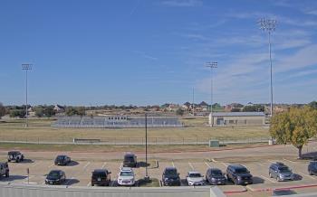 Weather camera view of Bluebonnet Elementary.