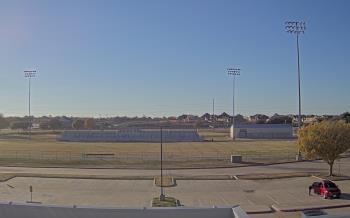 Weather camera view of Bluebonnet Elementary.