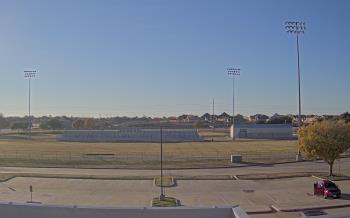 Weather camera view of Bluebonnet Elementary.