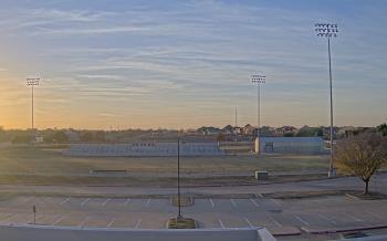 Weather camera view of Bluebonnet Elementary.