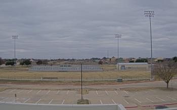 Weather camera view of Bluebonnet Elementary.