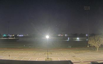 Weather camera view of Bluebonnet Elementary.