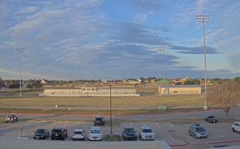 Weather camera view of Bluebonnet Elementary.