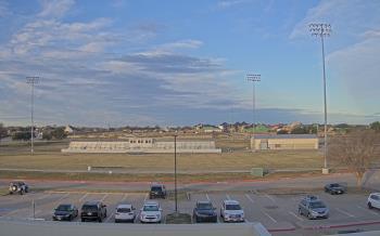 Weather camera view of Bluebonnet Elementary.