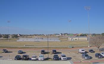 Weather camera view of Bluebonnet Elementary.