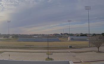 Weather camera view of Bluebonnet Elementary.