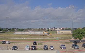Weather camera view of Bluebonnet Elementary.