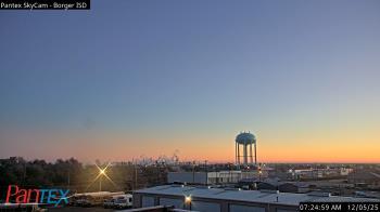 Weather camera view of Borger ISD.