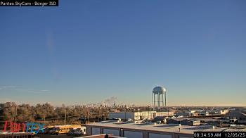 Weather camera view of Borger ISD.