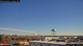 Weather camera view of Borger ISD.