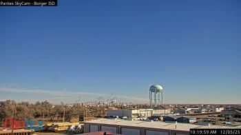 Weather camera view of Borger ISD.