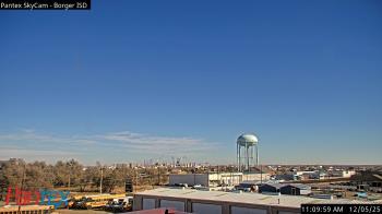 Weather camera view of Borger ISD.