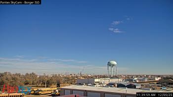 Weather camera view of Borger ISD.