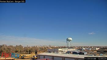 Weather camera view of Borger ISD.
