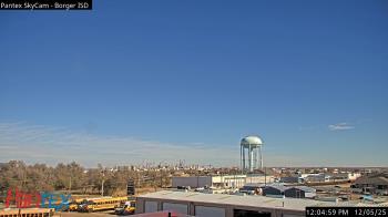 Weather camera view of Borger ISD.