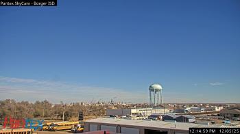 Weather camera view of Borger ISD.